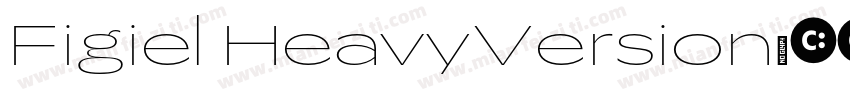 Figiel HeavyVersion字体转换